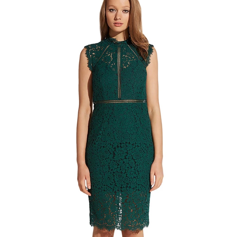 Lace Panel Dress by Bardot